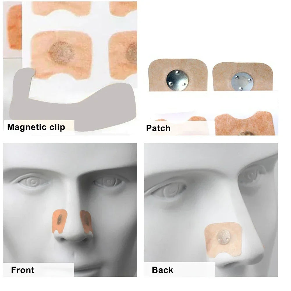 Nose Strips Pack of Anti-Snoring Nose Strips Magnetic Nose Strips Intake Breathing Nasal Strip for Busines