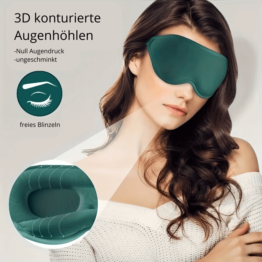 3D Ergonomic Sleep Mask aus Memory-Schaum