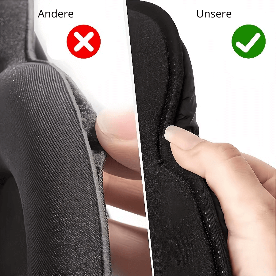 3D Ergonomic Sleep Mask aus Memory-Schaum