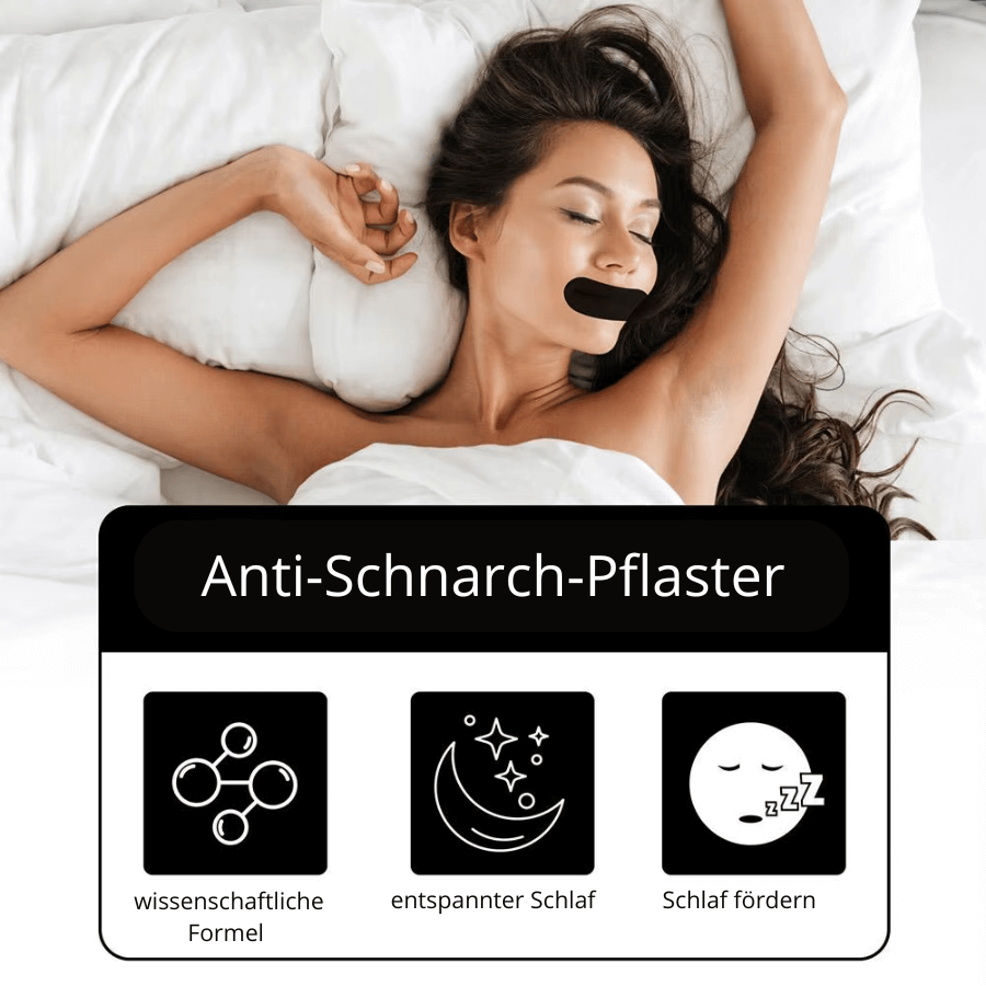 Mundpflaster gegen Schnarchen – 30 Stück für ruhige, erholsame Nächte
