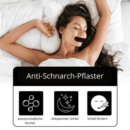 Mundpflaster gegen Schnarchen – 30 Stück für ruhige, erholsame Nächte